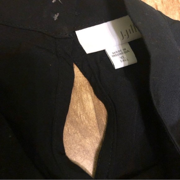 3/$25 J JILL XL-Tall, (XLT-16 FIT) Black Keyhole Cut Out - Picture 3 of 9